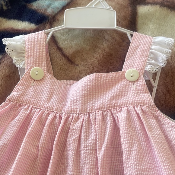 Vintage Kids Dress & Bloomers Sz 24M Easter Basket Bunny Rabbit Photos - Picture 14 of 14